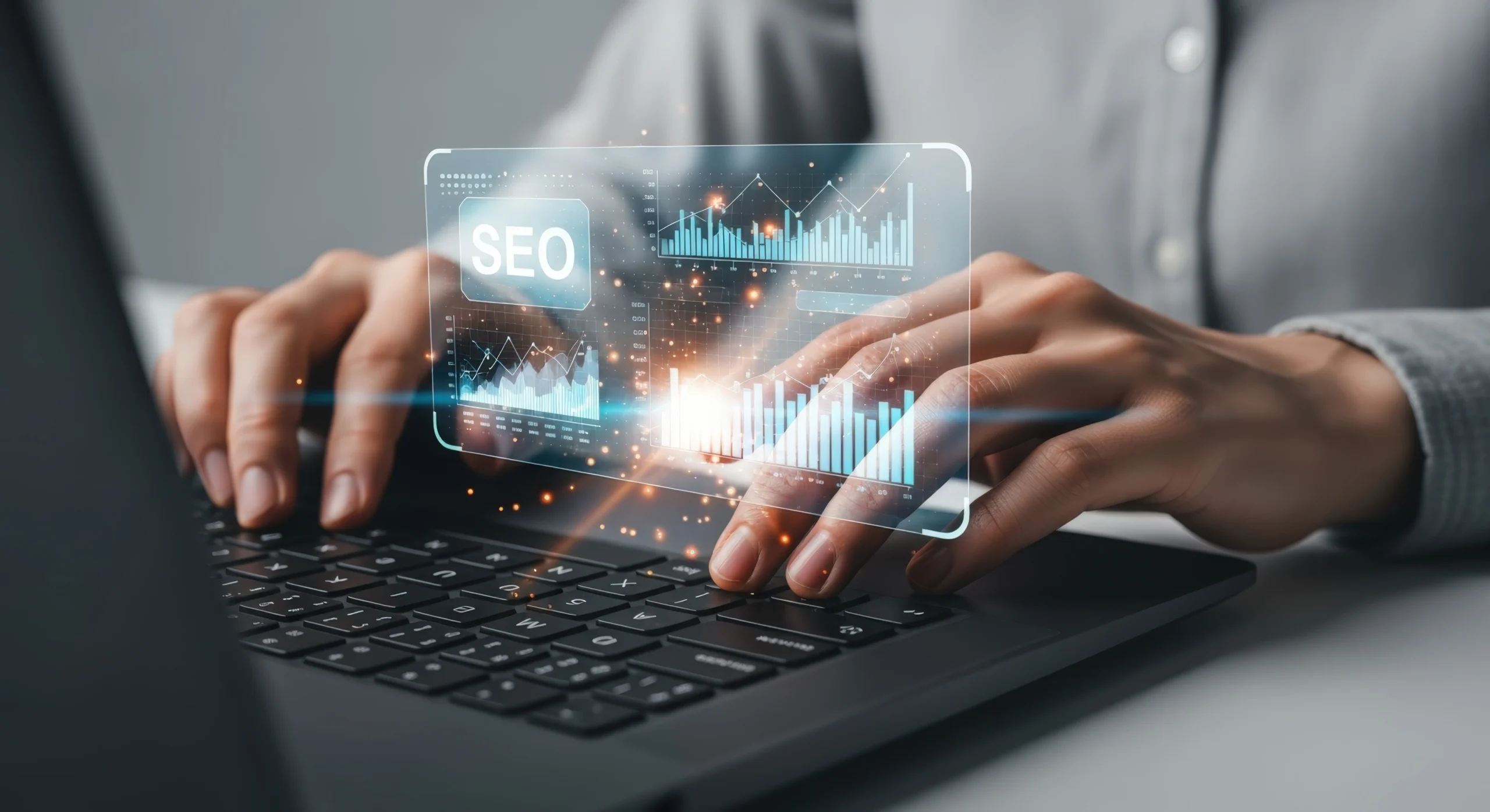 SEO Agentur analysiert Rankings Sichtbarkeit und Performance