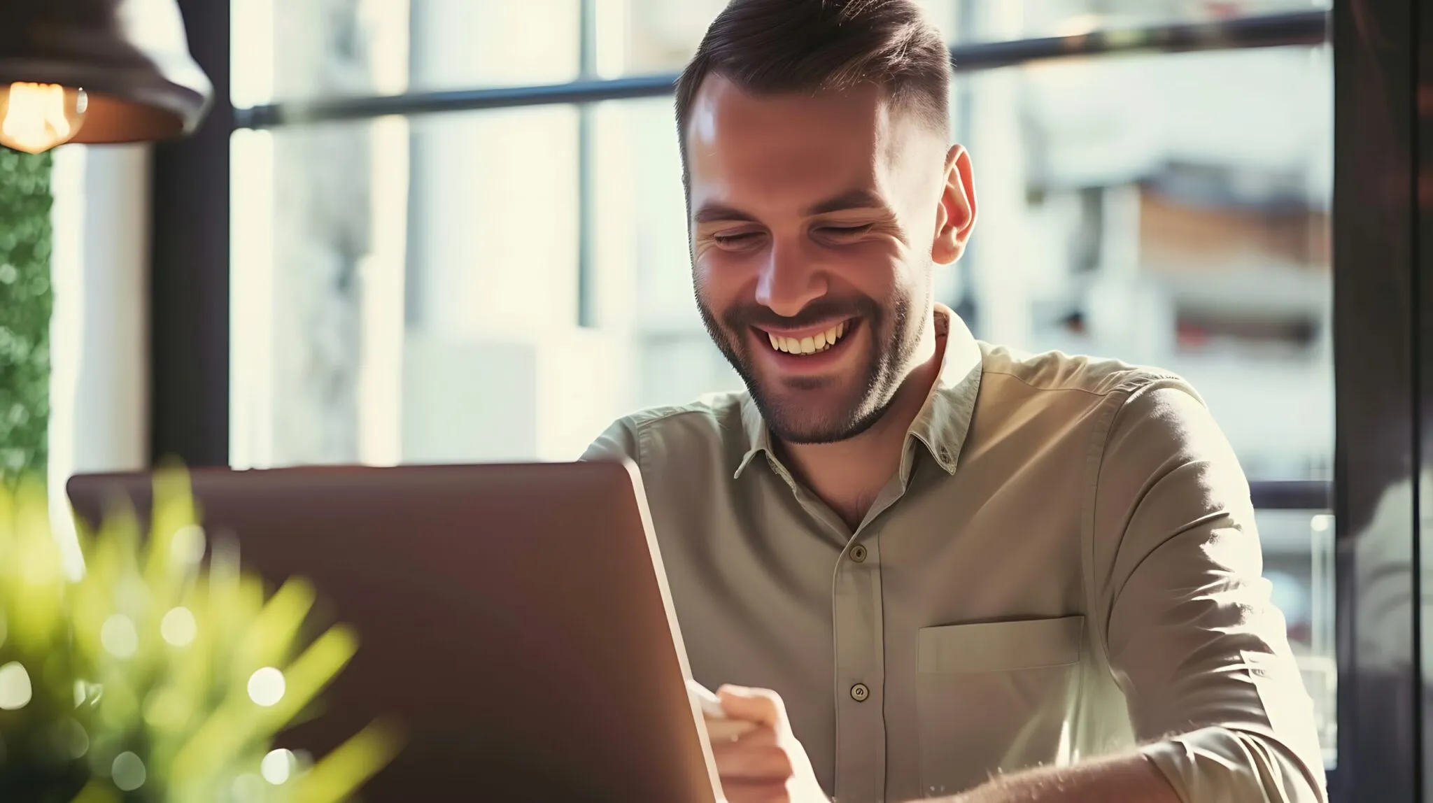 Zufriedener Nutzer durch professionelle UX Optimierung