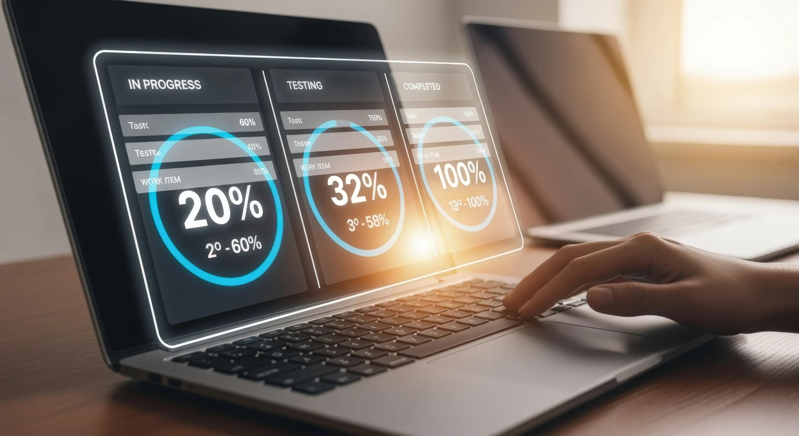 Google Analytics Dashboard zur Überwachung der Website-Performance und KPIs
