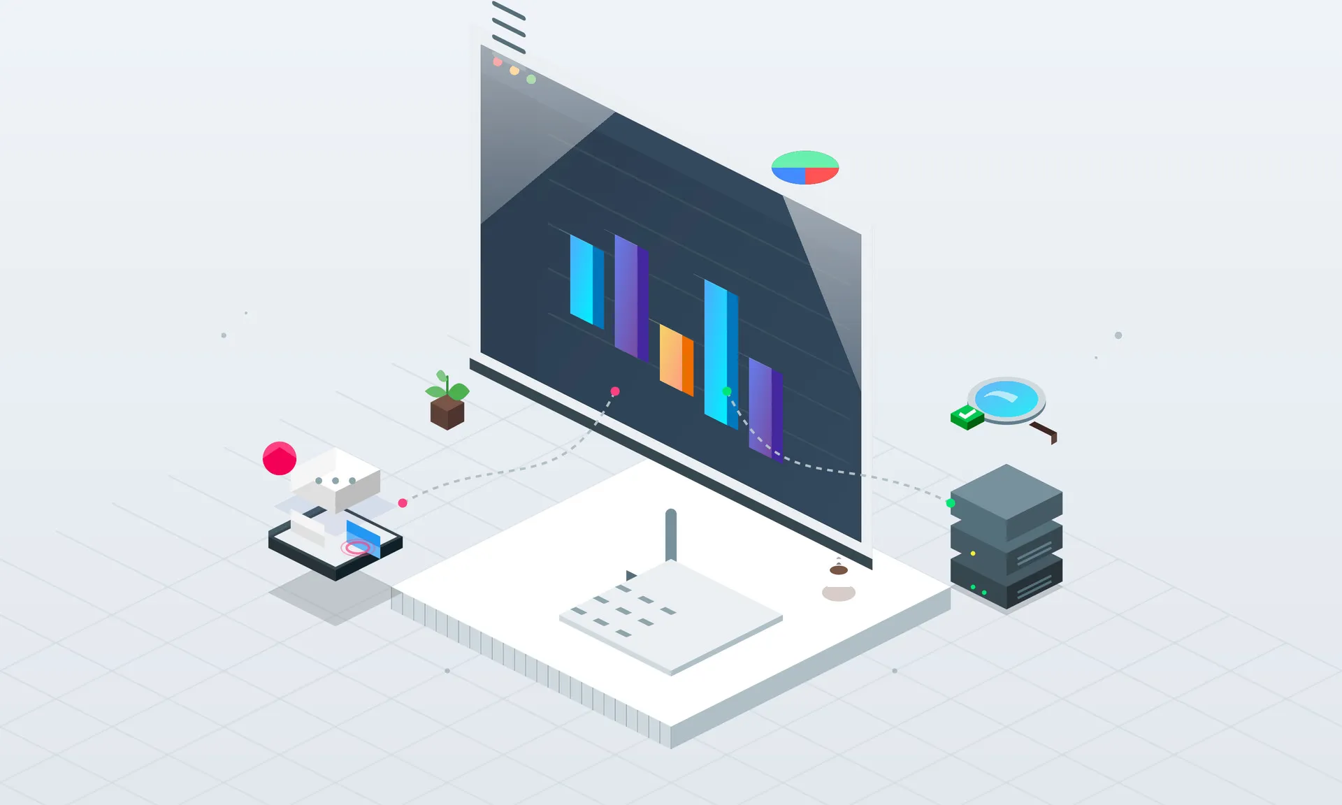 Google Analytics Dashboard mit Echtzeit-Datenanalyse und Performance-Berichten