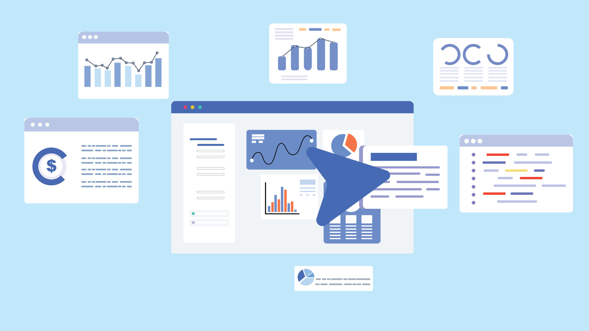 Google Ads Dashboard mit Kampagnen- und Performance-Daten