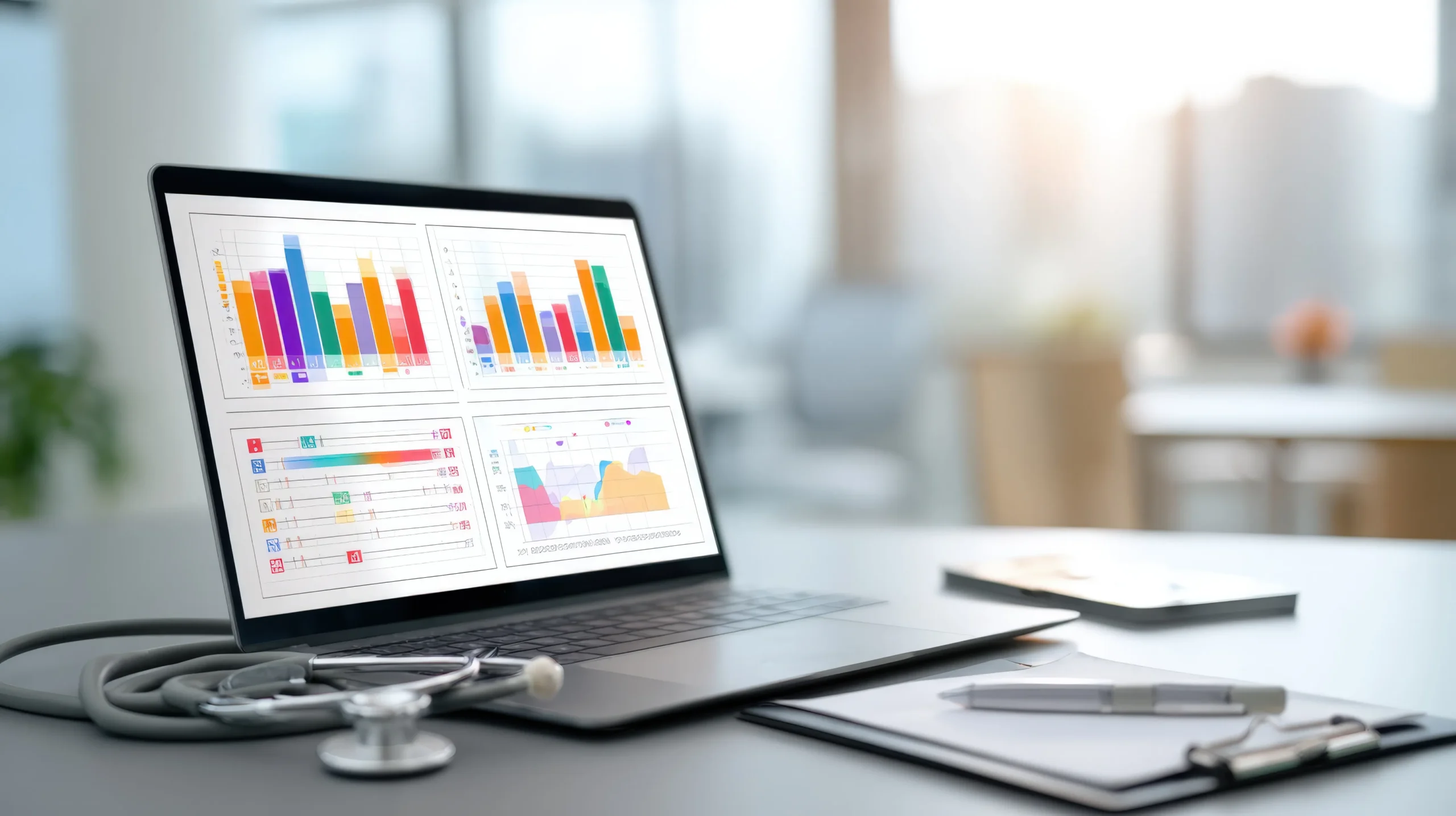Healthcare Analytics Dashboard mit medizinischen Daten