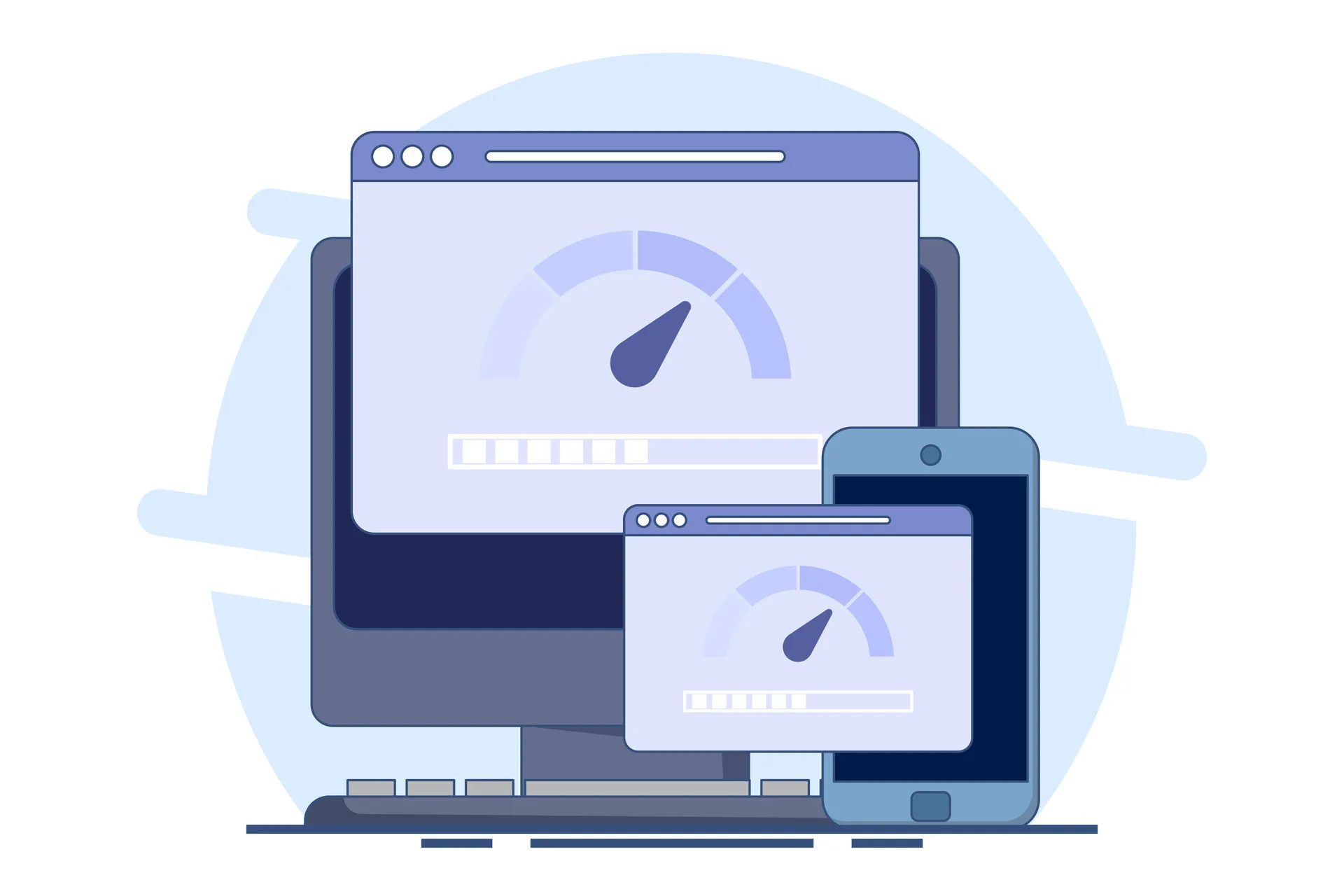 Internet Geschwindigkeit Website