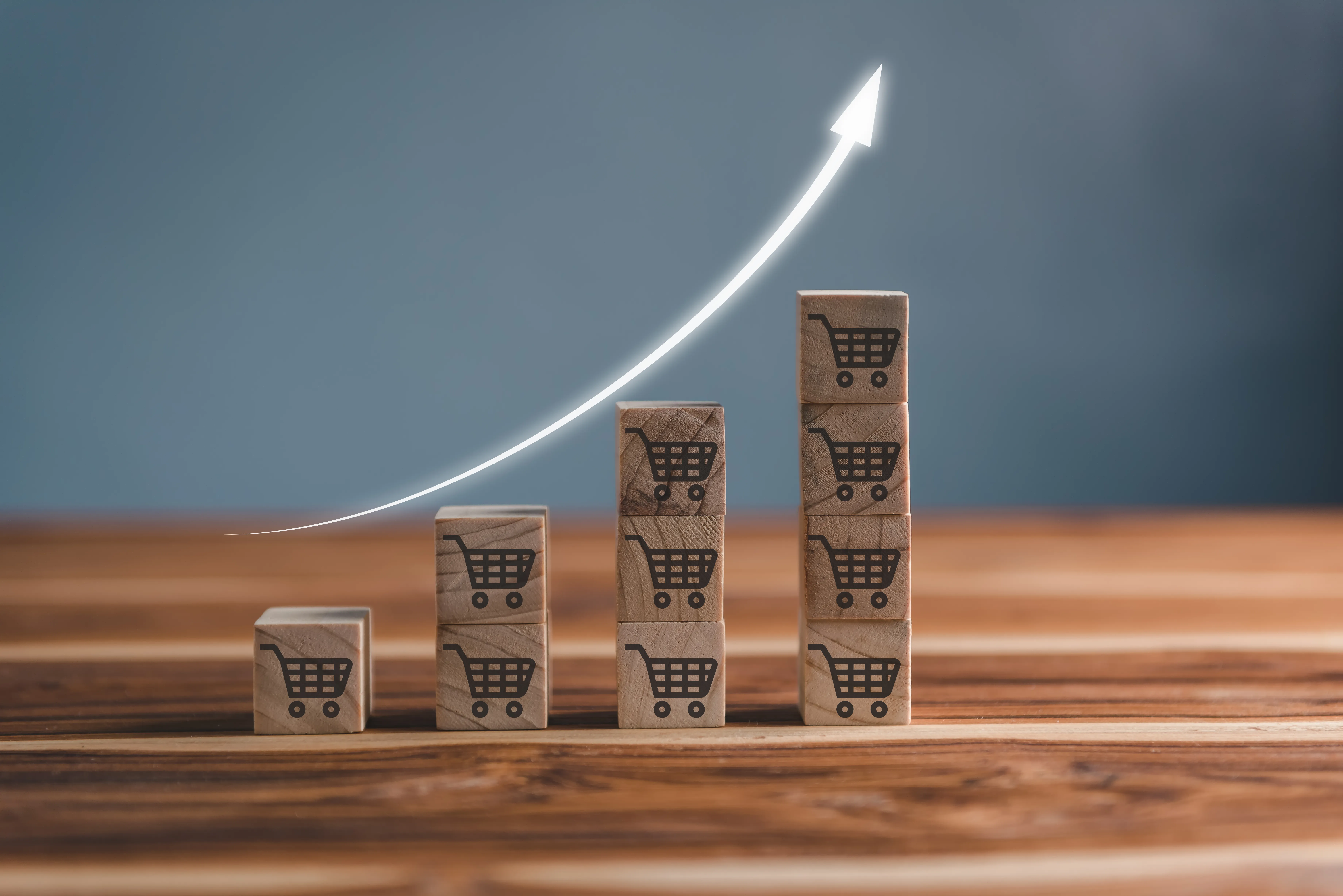 Wachstum im Online-Shopping und E-Commerce